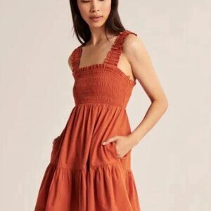 Abercrombie Orange Summer Dress